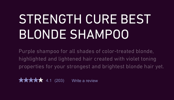 Pureology: Strength Cure Best Blonde Shampoo