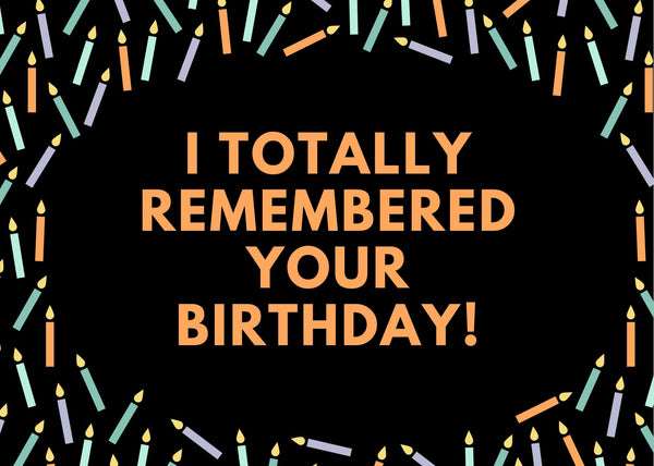 Gift Card - Happy Birthday
