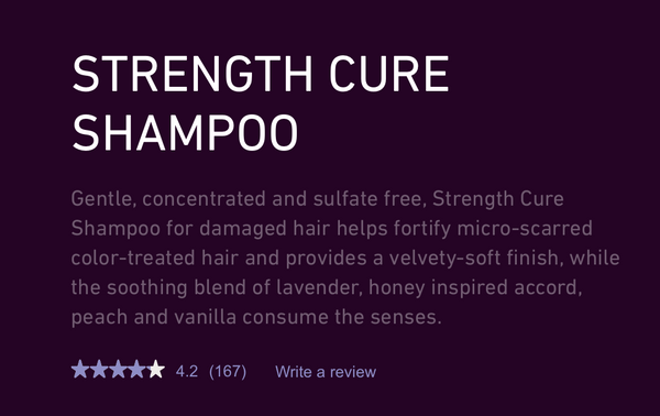 Pureology: Strength Cure Shampoo