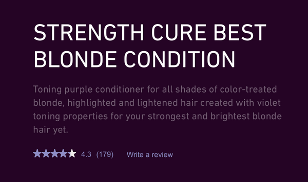 Pureology: Strength Cure Best Blonde Conditioner
