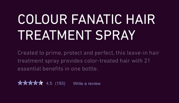 Pureology: Colour Fanatic Multi-Benefit Leave-in Treatment