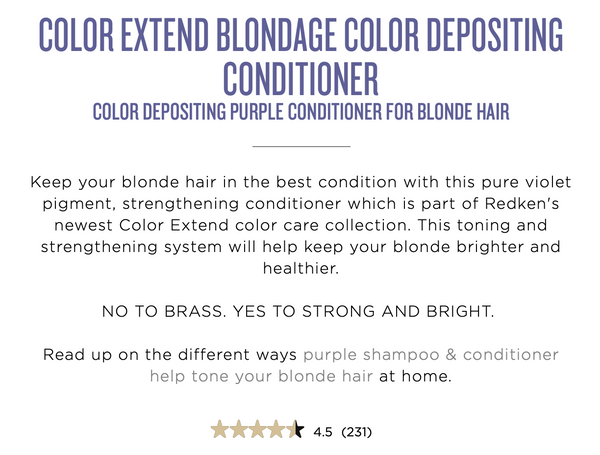 Redken: Color Extend Blondage Purple Conditioner