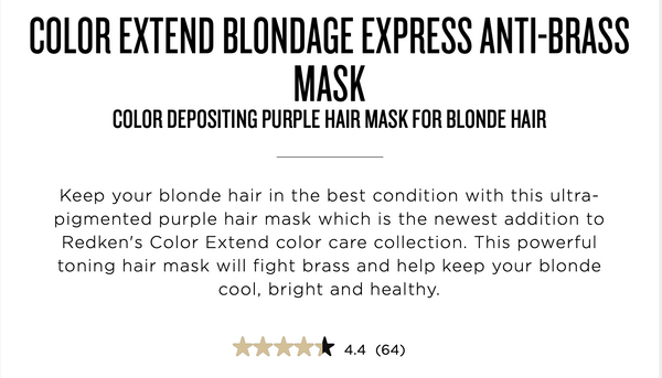 Redken: Color Extend Blondage Express Anti-Brass Mask